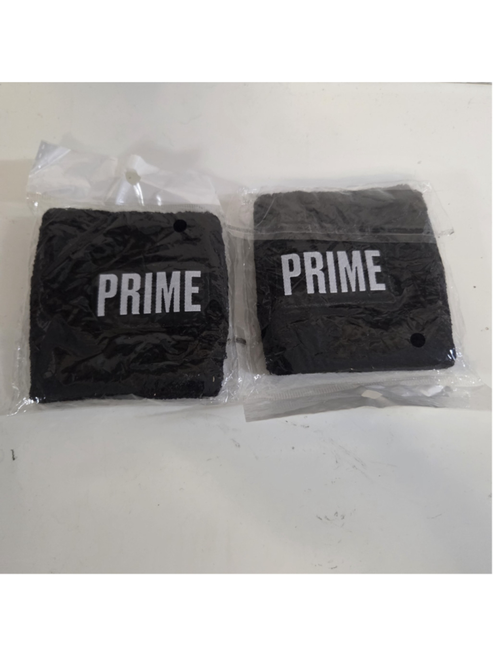 Unisex PRIME Wristband Set One Size Black and White